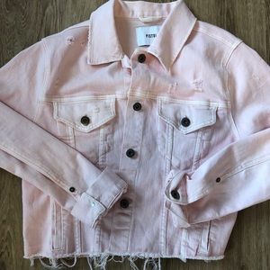 Pistola distressed denim jacket